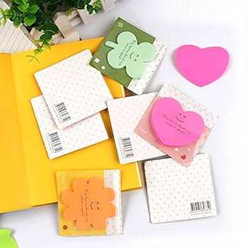 レトロ メモ帳、便箋、付箋、文房具 まとめ売り 大量 ふせん ユニーク かわいい付箋 メモ 文房具 フェイス : soreado